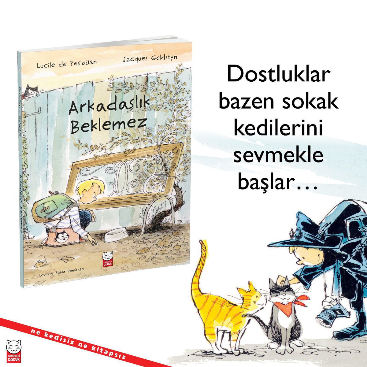 Maxime on yaşında. Şu hayatta en sevdiği şey kitaplarla kediler. Şimdilik roman kahramanlarıyla oynasa da gerçek bir arkadaşı olsun çok istiyor. 

“Arkadaşlık Beklemez” kitabını incelemek için: kirmizikedicocuk.com

#kırmızıkediçocuk #nekedisiznekitapsız