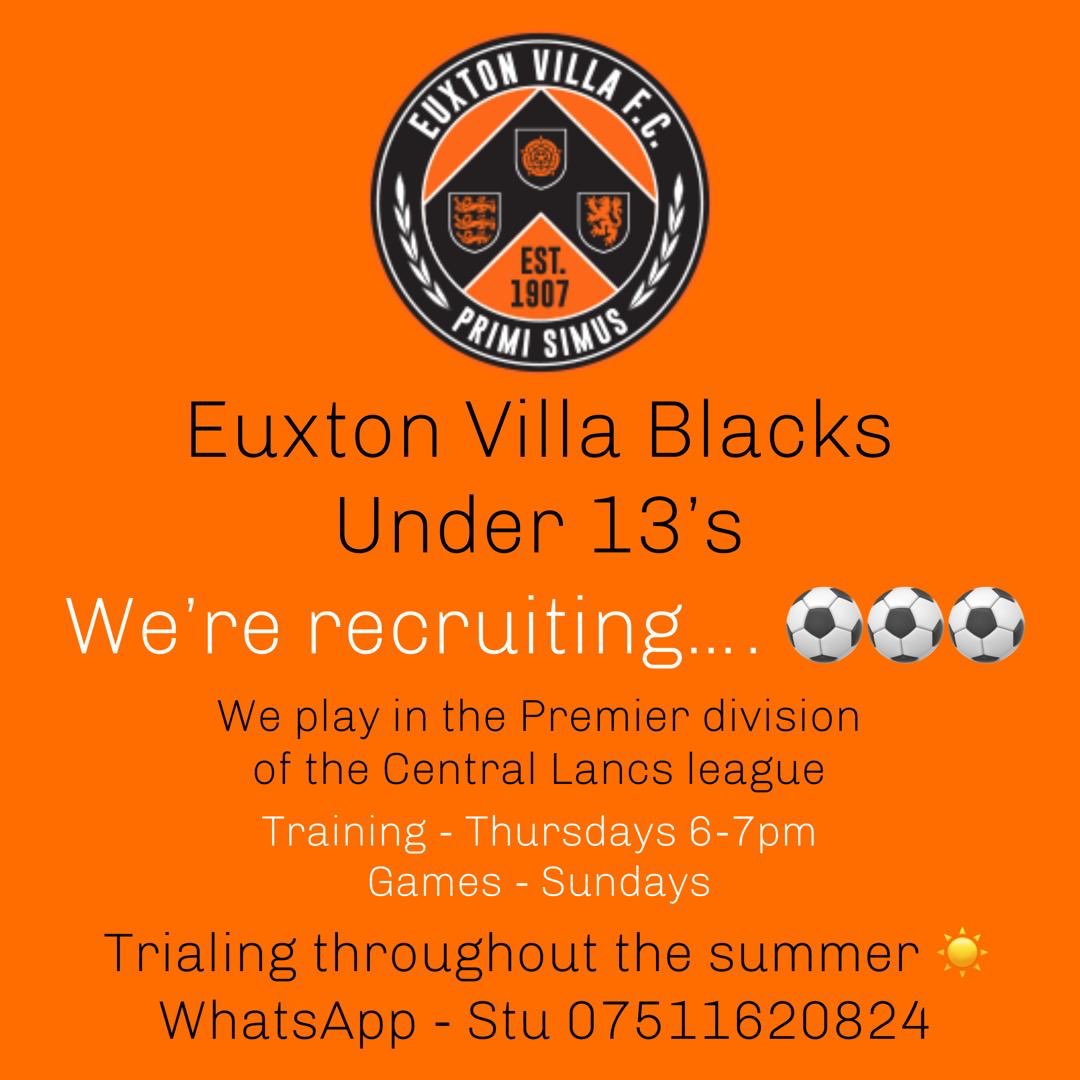 Euxton Villa Juniors (@euxtonvillajnrs) on Twitter photo 