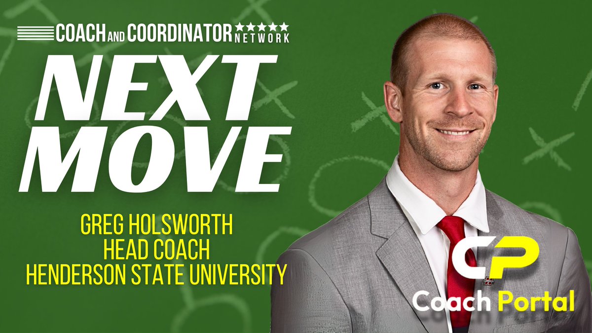 CoachKGrabowski's tweet image. What makes a coordinator truly stand out—on the field and in the hiring process? 

Henderson State HC @Coach_Hols joins me on Next Move to talk leadership, trust, and what head coaches are really looking for. @TheCoachPortal1 

🎧 Listen now!
🍎:podcasts.apple.com/us/podcast/coa……