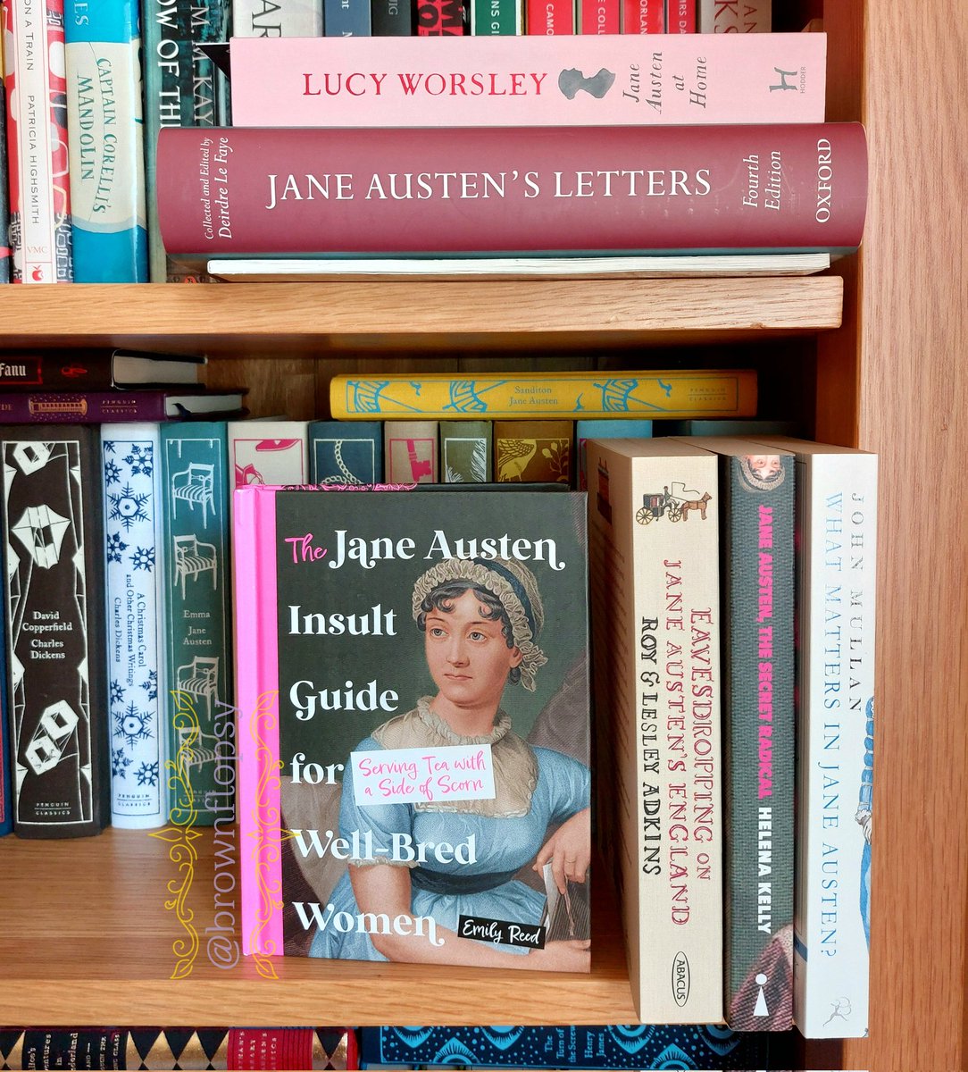 brownflopsy's tweet image. Yearning to apply a bit of Jane Austen sass? Then you need The Jane Austen Insult Guide for Well-Bred Women by Emily Reed @HarperCollinsUK which is full of choice barbs to use in place of boring plain words!
See my thoughts here...
instagram.com/p/DMYAJlzIVqA/…