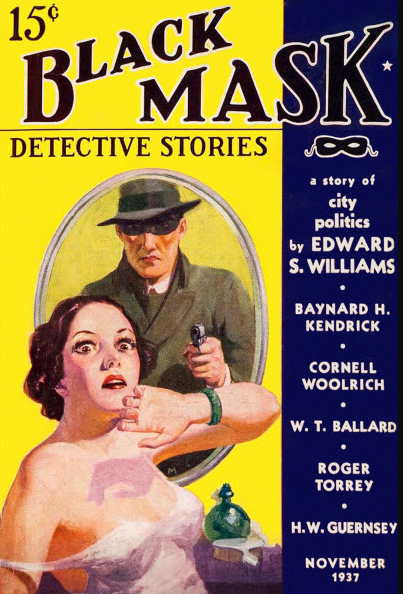 CornellWoolrich's tweet image. The Nov. 1937 issue of Black Mask featured my story "Cab, Mister?" A female cab driver discovers her fare has been shot and killed. Will she be next?
Broadcasted on April 14, 1957 as "The Cab Driver" for General Electric Theater, hosted by future president Ronald Reagan.