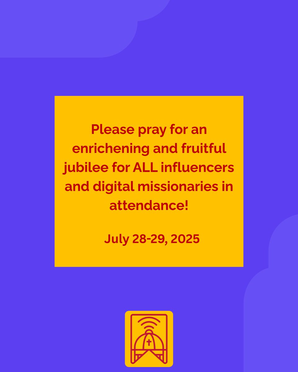 CatholicBuzz's tweet image. Our team is praying for the digital missionaries and influencers attending the Jubilee next week. Join us in supporting @KatiePMcGrady and Mackenzie Hunter as they join the hundreds of participants in Rome🙏
@VaticanNews