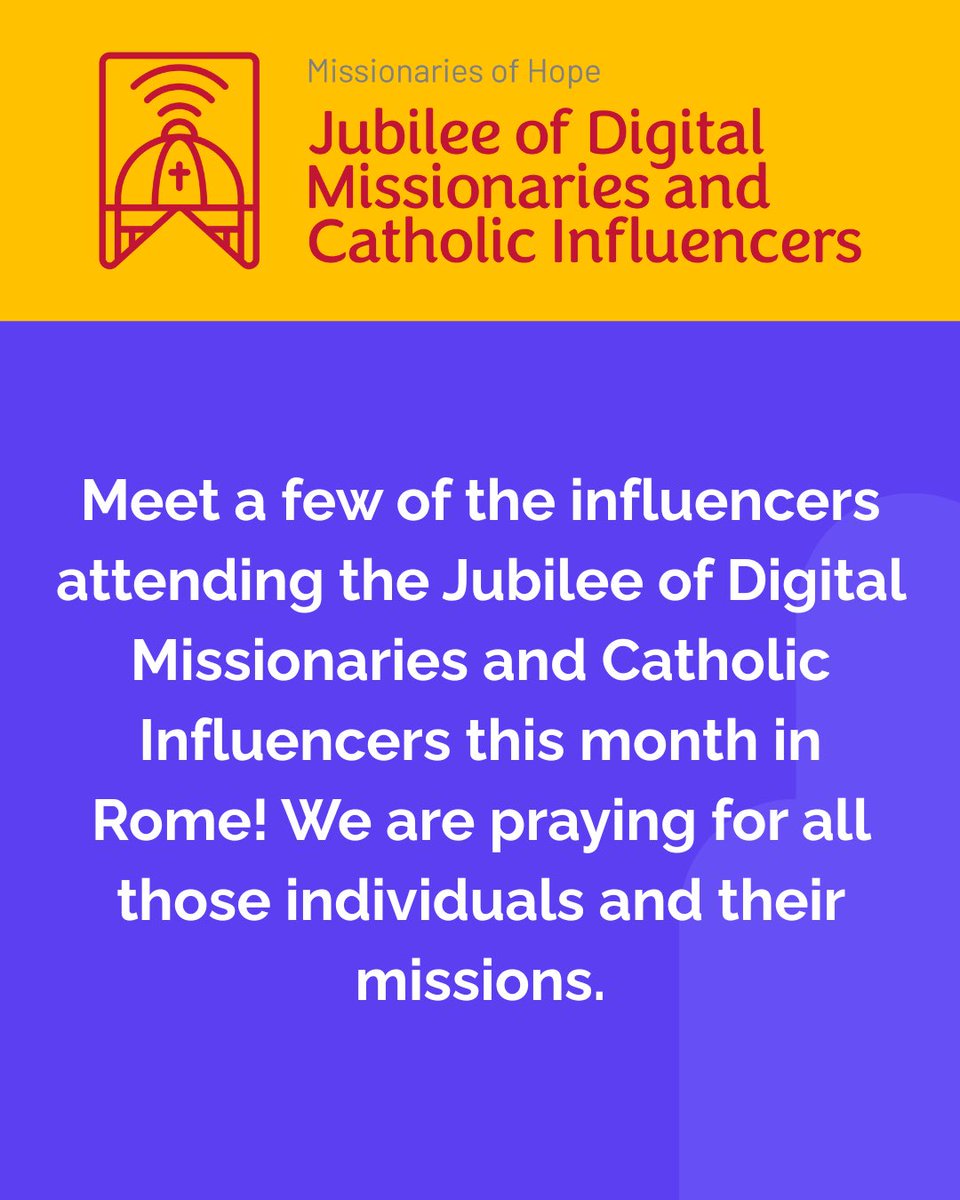 CatholicBuzz's tweet image. Our team is praying for the digital missionaries and influencers attending the Jubilee next week. Join us in supporting @KatiePMcGrady and Mackenzie Hunter as they join the hundreds of participants in Rome🙏
@VaticanNews