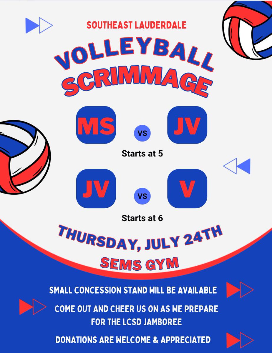 Scrimmage Time!
Let’s pack the gym and cheer them on! 🩵❤️
