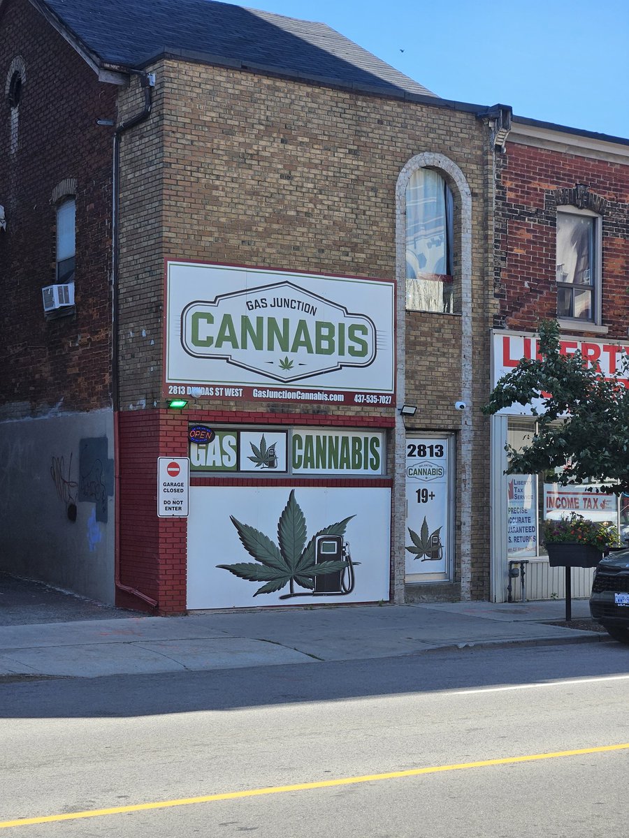 A new cannabis store has sprung up in the Junction.  Gas Junction Cannabis is located beside the LCBO.