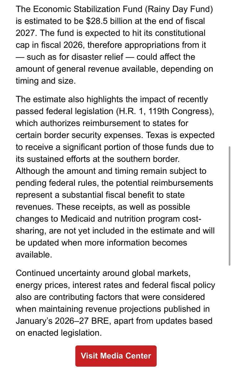 willdupreetv's tweet image. On the first day of the Texas special legislative session, acting comptroller Kelly Hancock says lawmakers have more than $3 billion in general revenue available to use.
@KXAN_News