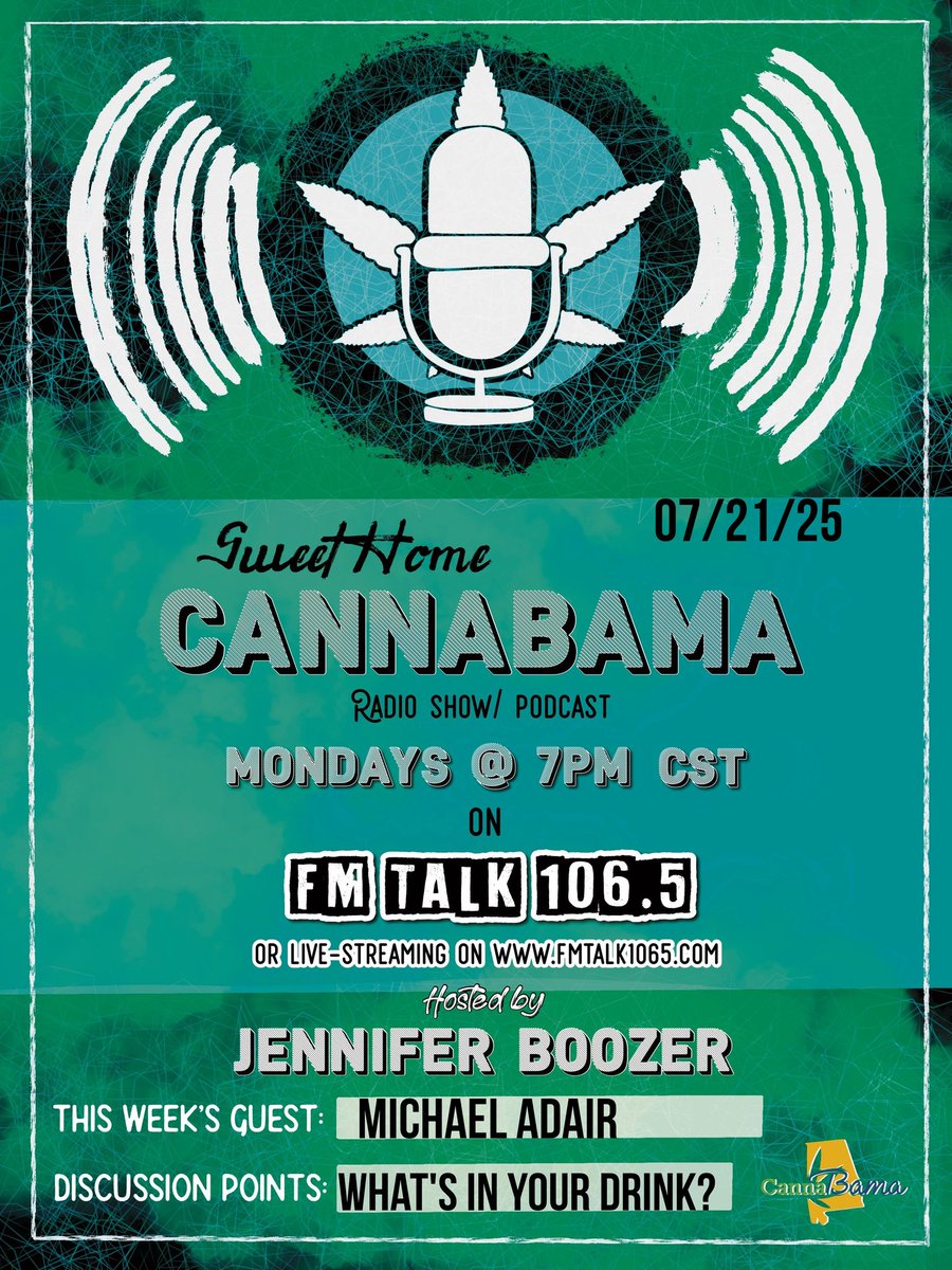 SweetHomeCannaB's tweet image. Join Jennifer Boozer Stewart & Michael Adair, Co-founder of Kentucky Farmed to discuss new hemp laws, federal legislation & what the heck is in these THC drinks! You can listen LIVE on FMTalk 106.5, fmtalk1065.com or LIVE STREAM from YouTube & X from our Sweet Home…