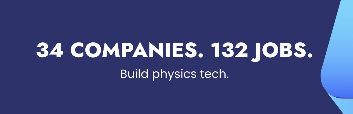 Your regular reminder for opportunities to join startups and build physics tech!  

We've added some new companies too!
Superconductors, photonics, quantum networks, semis, AI CAD, quantum resistant crypto, ops, sales, software, control electronics across <a href="/Quantonation/">Quantonation</a> portfolio.