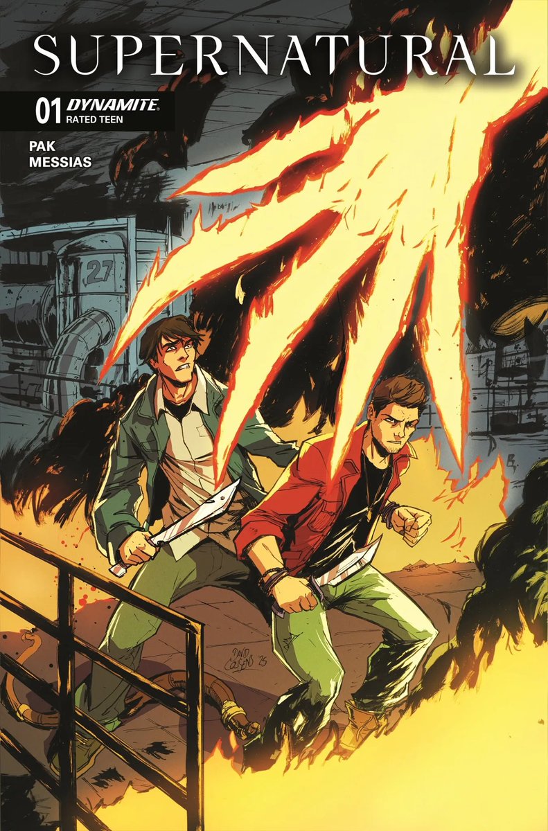 Dynamite Entertainment has announced a 'SUPERNATURAL' comic series, written by Greg Pak with art by Eder Messias. 

The comic launches this October and is set between the first and second seasons of the show.