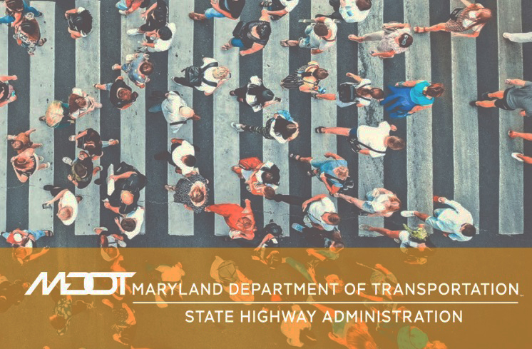 MDSHA's tweet image. Tues. & Wed., July 22-23, are the final virtual meetings in SHA’s update of our Vulnerable Road User Assessment, which helps improve access for all who walk, bicycle or roll! An online survey is open thru Aug. 7. Details: ow.ly/mTjL50WsJuM