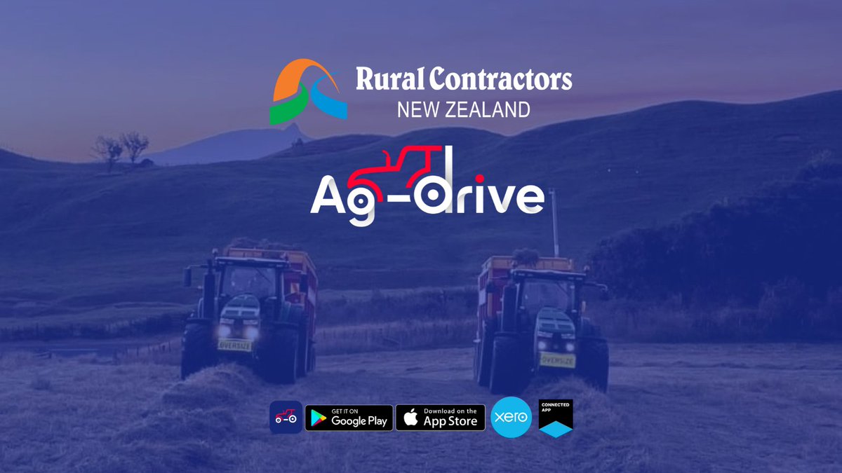 We're thrilled to announce that we're now a premium partner of the Rural Contractors NZ! 🚜📲🇳🇿

We’re kicking things off with a FREE webinar showcasing Ag-drive this Wednesday at 7pm NZST.

Register here 👉 us06web.zoom.us/webinar/regist…