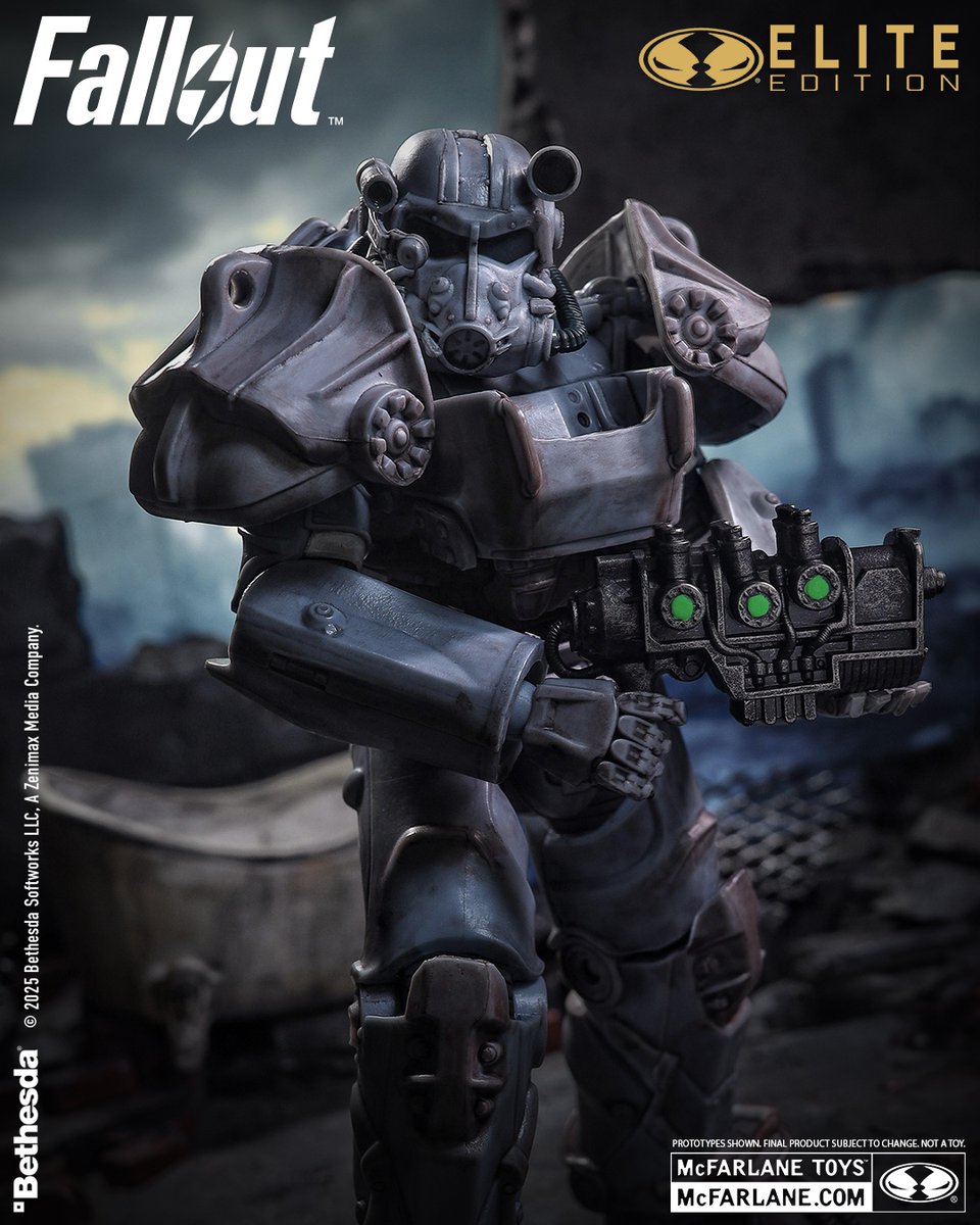 mcfarlanetoys's tweet image. T-60 (#McFarlaneEliteEdition) based on the #FALLOUT76 video game launches for pre-order JULY 23rd at select retailers!
7" scale deluxe action figure features meticulously crafted sculpt, premium paint. Includes 11 accessories, base & ELITE POINTS card.
#McFarlaneToys #Fallout