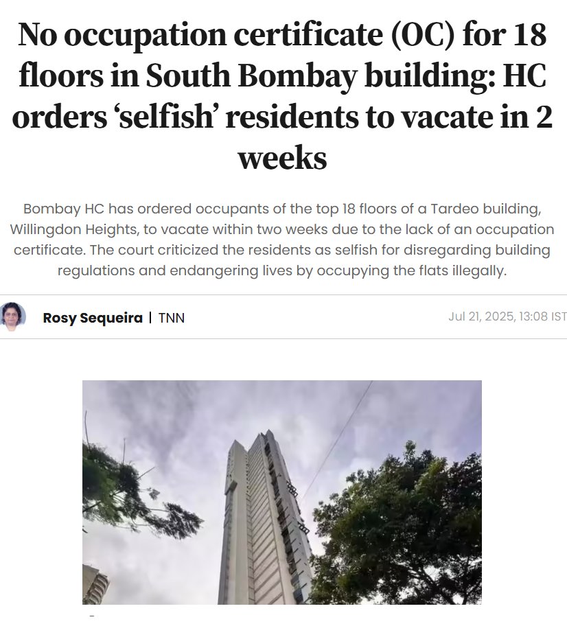 IndLibertarians's tweet image. Most of the time this is just about the bureaucracy/courts flexing their power about rules than actual practical issues if the building is structurally unsafe, it is understandable. instead of focusing on whether it is safe or unsafe, they focus on permits, fire licenses etc.…