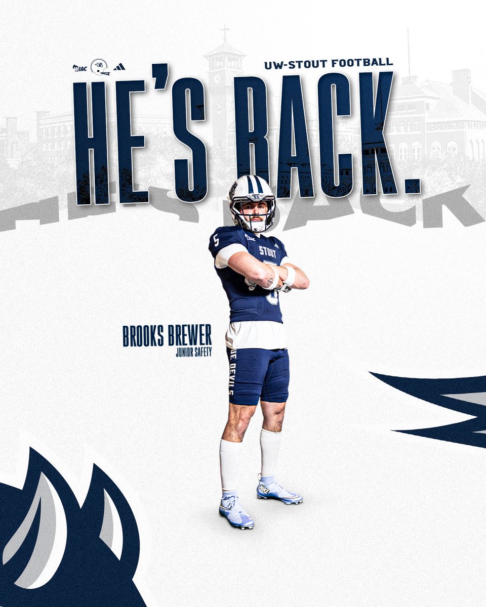 Brooks is back. 

The 2024 All-Region Safety returns as a captain in 2025. 

#TPC #KeepSwinging
