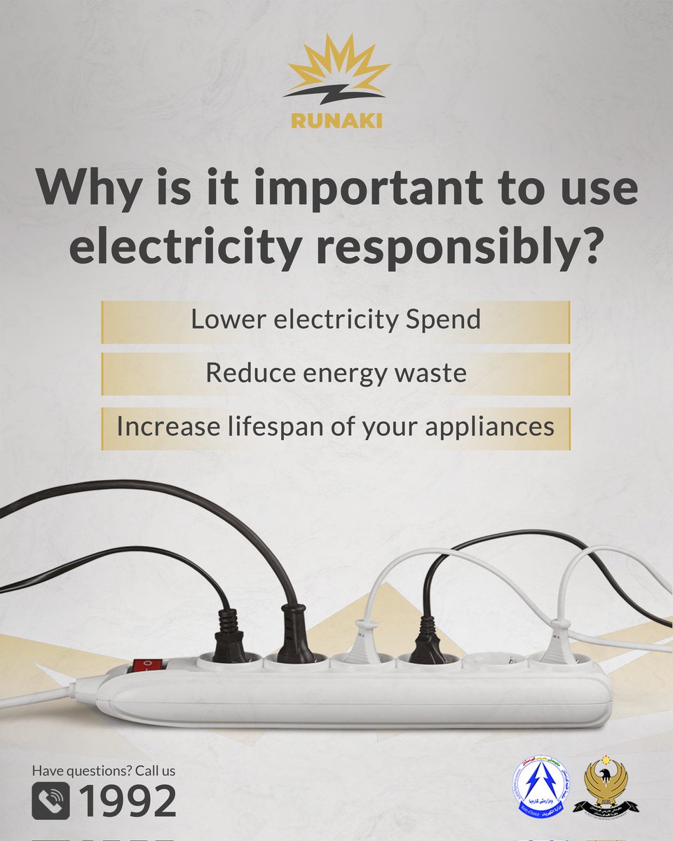 Here are some of the reasons why Runaki encourages citizens to use electricity responsibly...
