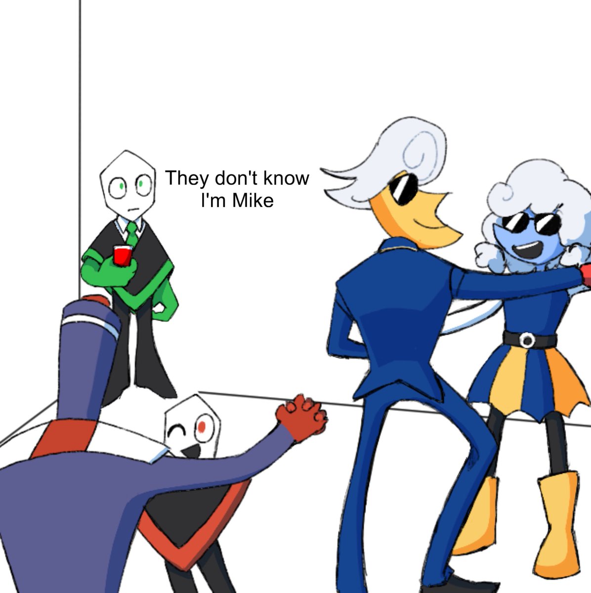 discaet's tweet image. Has anyone done this yet #deltarune #deltarunefanart #battat