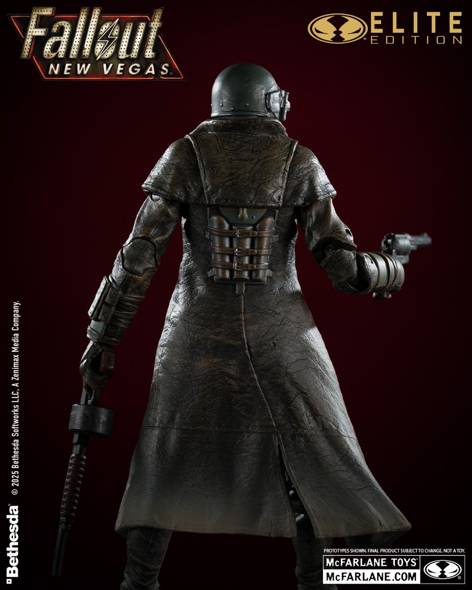 mcfarlanetoys's tweet image. NCR Ranger (#McFarlaneEliteEdition) based on #FALLOUTNEWVEGAS launches for pre-order JULY 23rd at select retailers!
7" scale deluxe action figure features meticulously crafted sculpt, premium paint. Includes 13 accessories, base and ELITE POINTS card.
#McFarlaneToys #Fallout