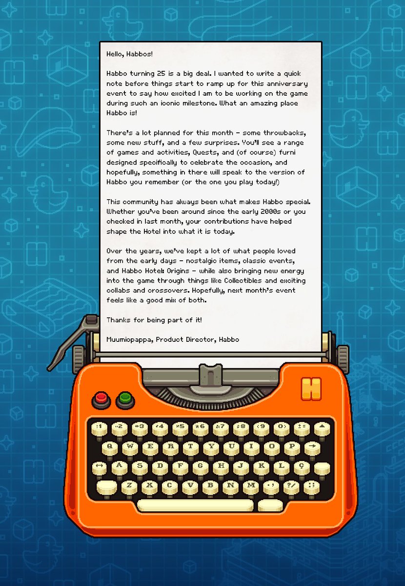 #Habbo25 🎈