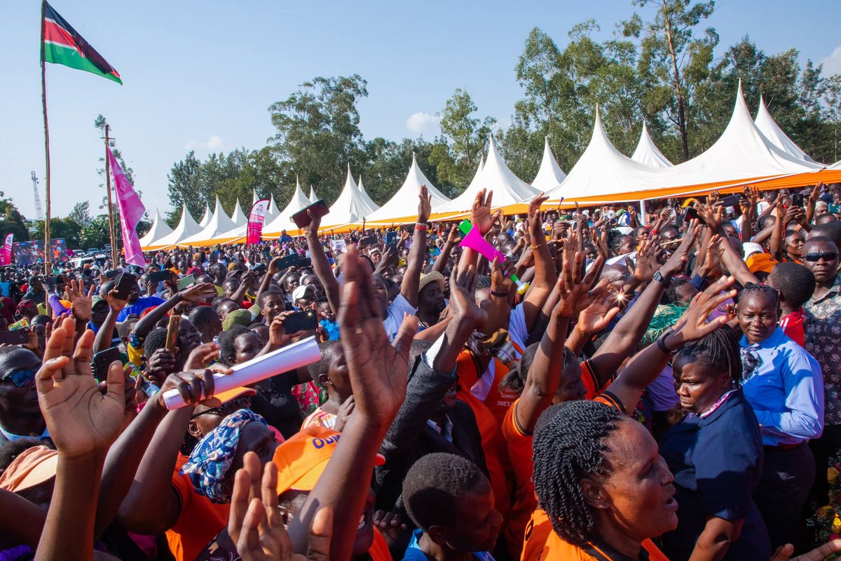 Today we commissioned the transformative Ratang'a Modern Market in Kwabwai - a game-changer for Ndhiwa's economy. Officiated by Min Piny Mama Dr. Ida Odinga and ably led by MP Hon. Dr. Joyce Osogo Bensuda, this NGAAF-funded project will boost trade, create jobs, and empower our
