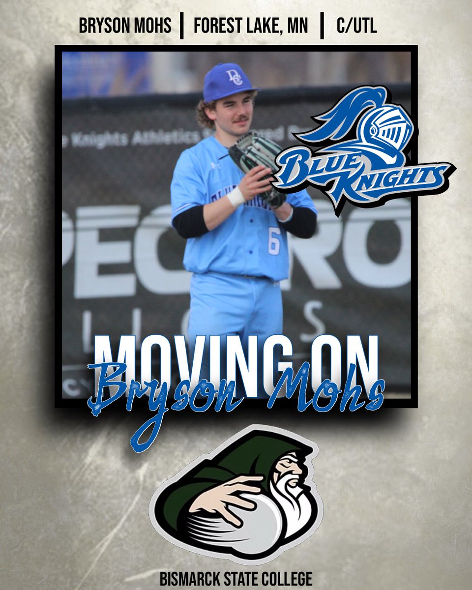 Congrats to sophomore catcher, Bryson Mohs, on finding his future home with the Bismarck State College Mystics! We are incredibly excited for Bryson and his family and to follow along with his future!