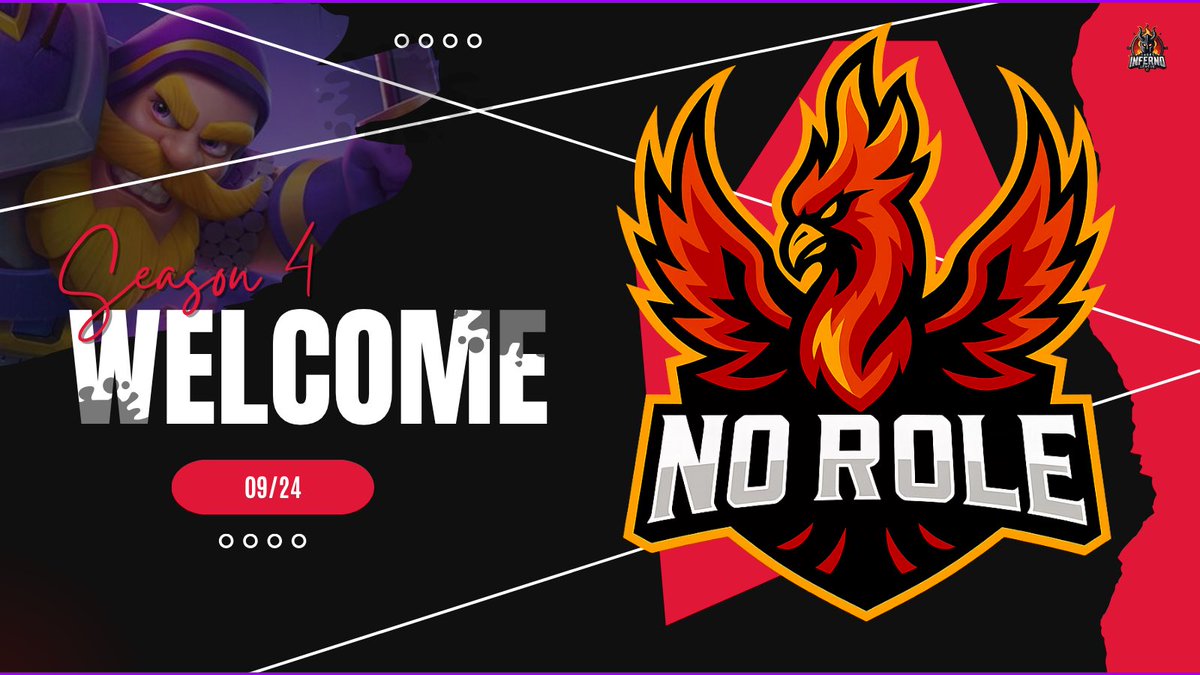 HILeagueCR's tweet photo. 🔥 WELCOME (09/24)

▫️Premium Season 4
▫️120€ Prizepool

🇮🇹 @NoRole_cr 

#HadesInfernoLeague✖️#ClashRoyale https://t.co/bJe09ASnBE