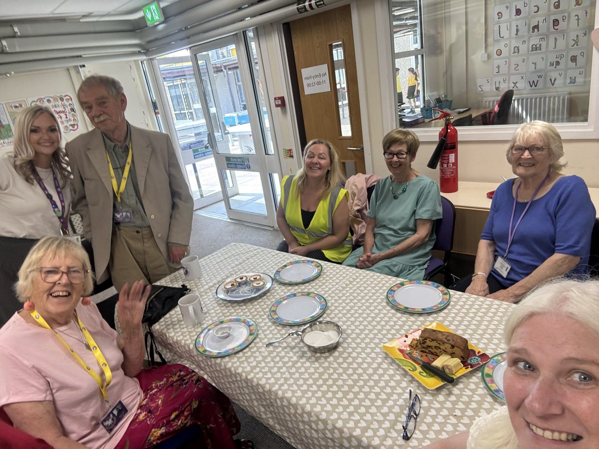 An afternoon tea to say a huge thanks to our amazing seasoned volunteers! Listening to readers, building confidence, preparing resources - you give so much to our children. True treasures for <a href="/LHS_Watford/">Laurance Haines School</a> 💜💛 <a href="/inclusiveMAT/">Inclusive Multi Academy Trust</a>