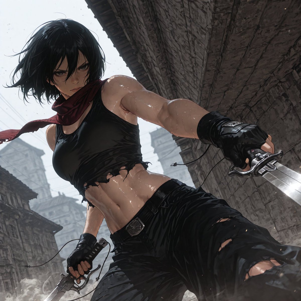 LiviaWoe's tweet image. Mikasa - Attack On Titan