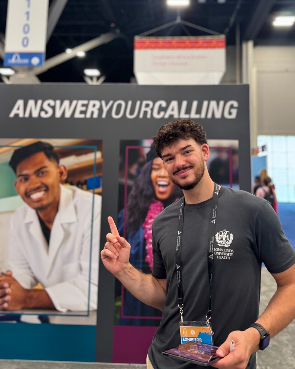 LLUHealth's tweet image. From education opportunities to cutting-edge treatments like #ProtonTherapy, our booth at the #GeneralConference Session sparked curiosity and hope. Thank you to our amazing team for representing LLUH with passion and dedication! 👏