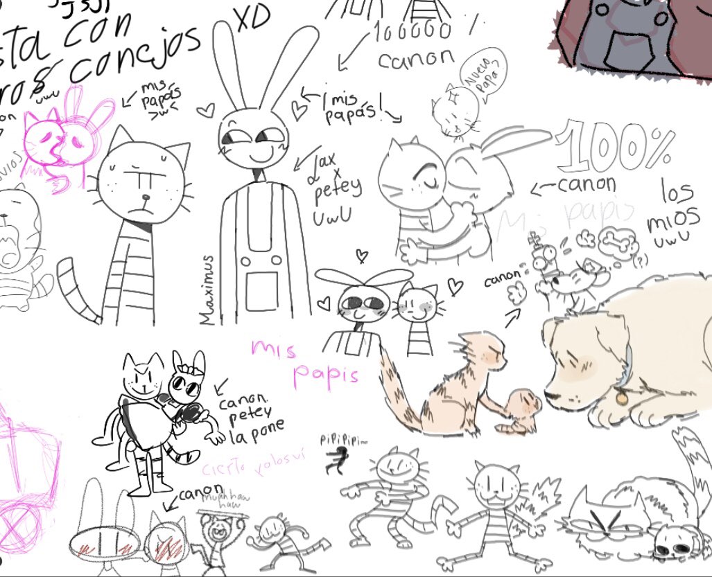 M4XIMUP's tweet image. Dibujitos en magma. ¡Gracias por la invitación @zulcrack! Todos dibujan increíble &lt;333
#dogmantwt #dogman #detey #jaxxpetey #TADCJax #tadc #fandom #magma #shipraro