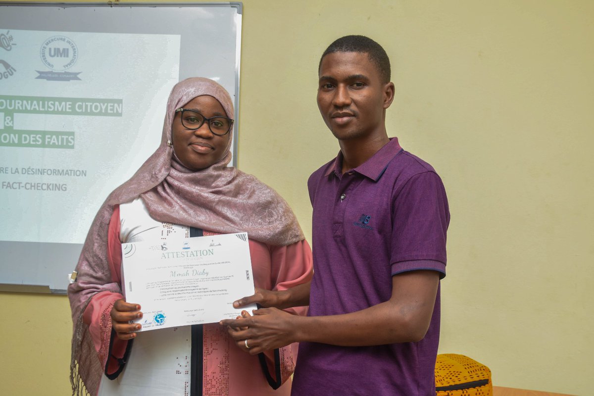 ablogui's tweet image. Cet objectif s’aligne sur l’axe 4 de notre plan stratégique : Renforcement des compétences numériques et de l’Education aux Médias et à l’Information. Il
a pr objectif de mettre en place des initiatives d’EMI en ciblant les jeunes et les personnes semi-alphabétisées. #ABLOGUI