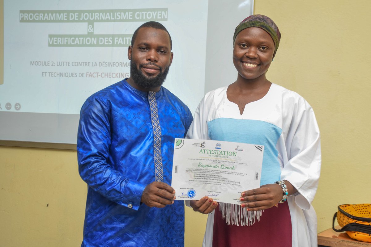 ablogui's tweet image. 🙏 Une mention spéciale à nos formateurs @asadio14  &amp;amp; @Mamadou64223821, pour la qualité de leur accompagnement et la richesse des contenus partagés, ainsi qu’à tou·te·s les intervenant·e·s qui ont contribué à la réussite de ce programme.
#Kibaro #ABLOGUI #EMI