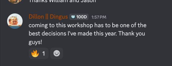 torcdotdev's tweet image. “One of the best decisions I’ve made this year.”
That’s how someone described one of our workshops.
It’s wild what happens when you mix good people + useful sessions + zero gatekeeping.
