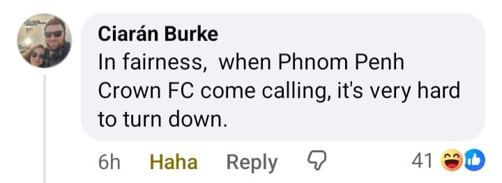 ciarantierney's tweet image. In fairness, it's good to have a sense of humour if you're a @GalwayUnitedFC fan.
(Especially after your best striker has just moved to #Cambodia half-way through the season).
#gufc 🇱🇻🇱🇻
#Galway
#greatestleagueintheworld