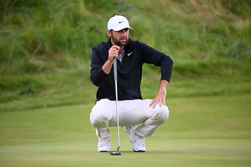SchefflerLegion's tweet image. Scottie Scheffler led the field in both Strokes Gained Putting and Approach at the Open Championship, amassing +2.15 and +2.69 strokes respectively.
Itβs the first time in his career leading in both statistical categories at an event.