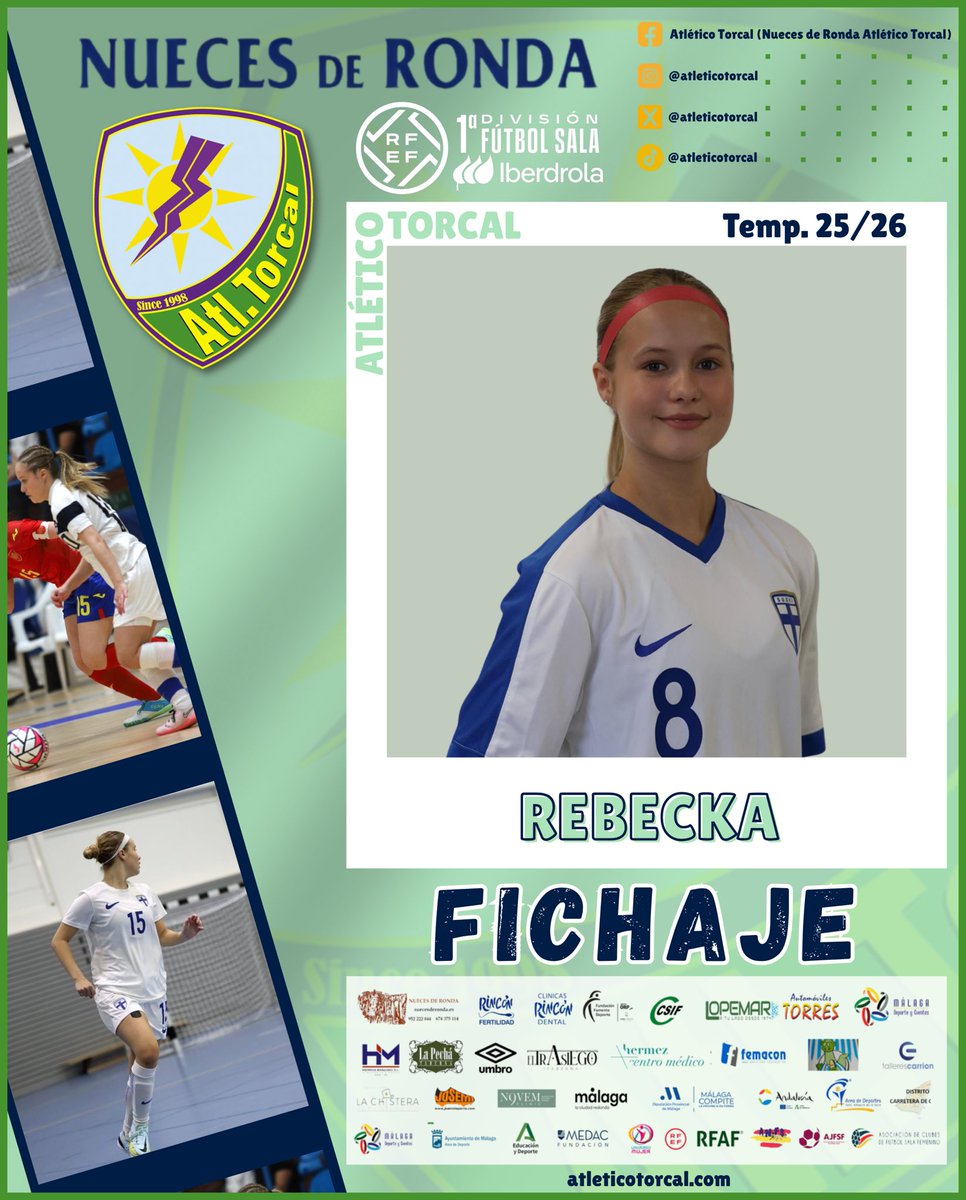 🚨💣 FICHAJE | Rebecka Parhiala nuevo fichaje para la temporada 25/26.

La joven jugadora de nacionalidad finlandesa se une a nuestro proyecto.

Rebecka viene para aportar juventud, trabajo y compromiso al equipo.

Bienvenida a tu nueva casa Rebecka 💜💚