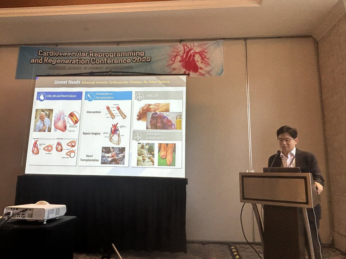 SoahLeePhD's tweet photo. The Cardiovascular Reprogramming Symposium hosted by #Yonsei and #Emory is happening now! 🔬🫀 Incredible talks on cardiomyocyte & vascular reprogramming, heart regeneration—couldn’t even snap pics because it was that engaging! 😆 Perfect lead-in to #BCVS2025! #cardioscience https://t.co/FwWEMIUCQl