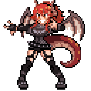 Zentreya in gen-3 Pokémon style pixel art ⚡️🐲

#zentreart