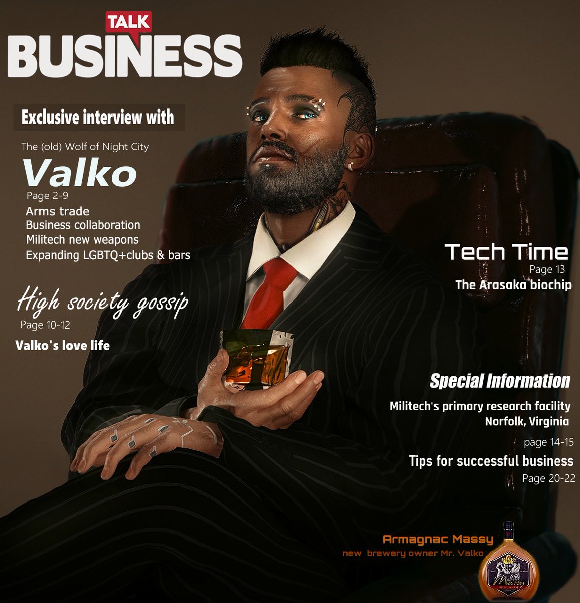 VCrimsonRedV's tweet image. Ladies and gentlemen, Mr. Valko magazine is out.
#Cyberpunk2077 #OC #MaleV #MascV #Cyberpunk2077PhotoMode #VirtualPhotography #PhotoEditing