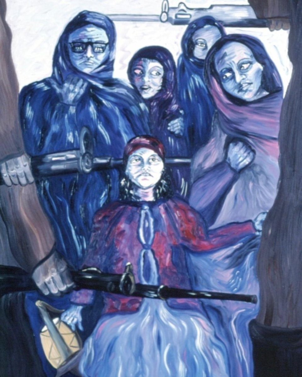 War
Oil on Canvas 1993
1,20 by 1,80 meter
It was about the terrible civil war in Bosnia …
But it can be about Gaza or Ukraine today
History wanted to be a good teacher, but it could not find any students 🥲

#utelemper #utelempermusic #war #genocide #news #humanitariancrisis