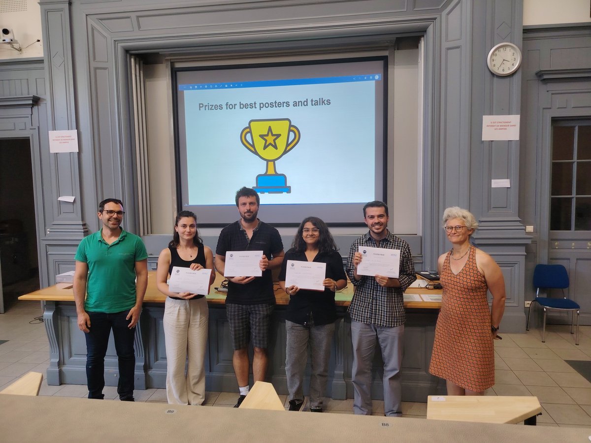 Florent LOUIS (@florentlouis59) on Twitter photo Proud of my PhD student Madhumita Chakraborty PC2A PhLAM <a href="/ToubinC/">Toubin Celine</a> <a href="/TaamalliS/">Taamalli Sonia</a> awarded by the best poster prize at the workshop on theoretical physical chemistry and atmospheric chemistry
<a href="/CNRS_INSU/">CNRS Terre & Univers</a>
<a href="/univ_lille/">Université de Lille</a> Proud of my PhD student Madhumita Chakraborty PC2A PhLAM <a href="/ToubinC/">Toubin Celine</a> <a href="/TaamalliS/">Taamalli Sonia</a> awarded by the best poster prize at the workshop on theoretical physical chemistry and atmospheric chemistry
<a href="/CNRS_INSU/">CNRS Terre & Univers</a>
<a href="/univ_lille/">Université de Lille</a>