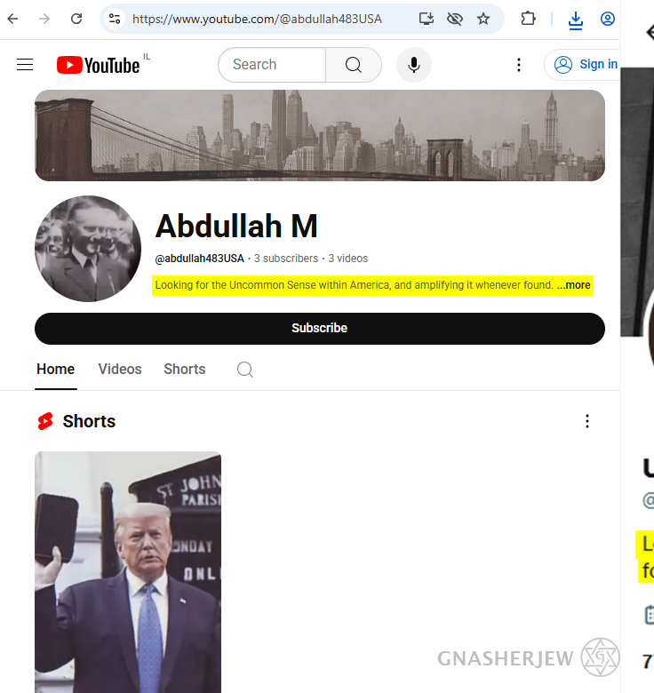GnasherJew's tweet image. We are wondering if Abdullah (@Uncommonsince76) is the face of American white nationalism?