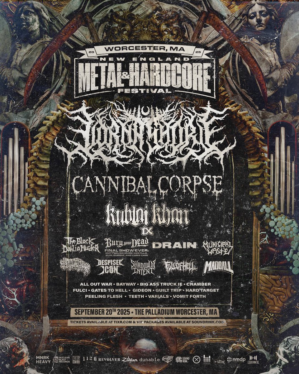 We’re less than TWO MONTHS away from New England Metal &amp; Hardcore Festival 2025 🔥 This year is shaping up to be a crazy one. Secure your tickets now if you haven’t yet 🎫

metalandhardcorefest.com