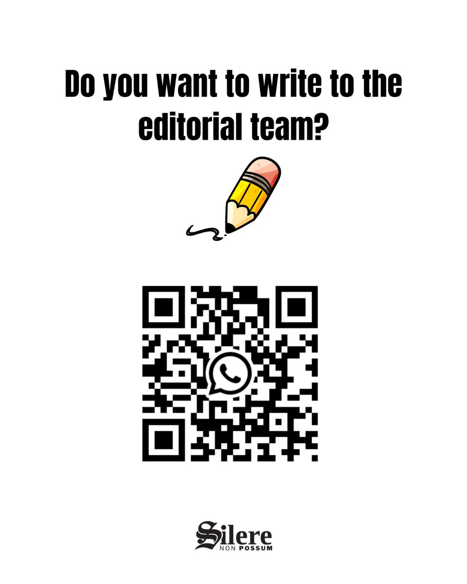 silerenonpossum's tweet image. 📲 Do you have something to report? Want to ask a question or share some information?
Message the editorial team of Silere non possum directly on WhatsApp!
🕵️♂️ Got news that needs investigating?
📌 Want to report a story, an event, or simply ask us something?
👁🗨 The…