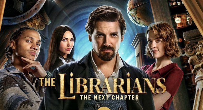 TVTango's tweet image. 🌟Watch Tonight @tntdrama 9pm Season Finale @Dean_Devlin @ElectricEnt1 THE LIBRARIANS: THE NEXT CHAPTER #TheLibrarians @librarianstv "And Going Medieval" Starring #CallumMcGowan #JessicaGreen @BlueyRobinson @OliviaMorris891 @caroloncq About bit.ly/4kyR1m0