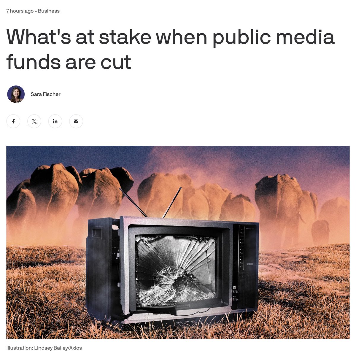 SenatorAndyKim's tweet image. Cuts to public broadcasting will hit rural communities the hardest, stripping them of their ability to provide news, information, and emergency alerts to places that have no other local news stations.
This is what Republicans took away from the people they serve as they voted to…