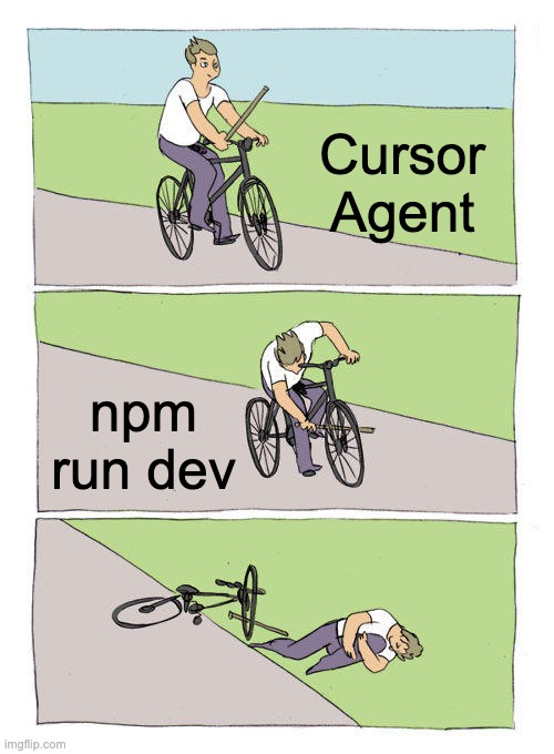 Why is "npm run dev" <a href="/cursor_ai/">Cursor</a>'s kryptonite?