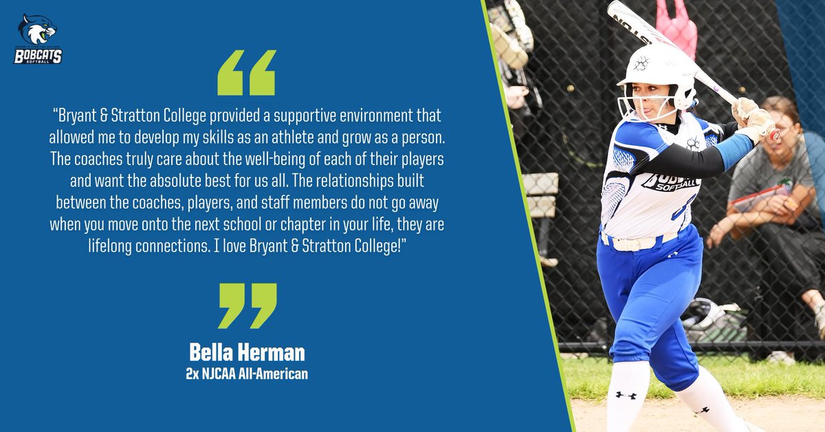 Why Be a Bobcat?

For two-time #NJCAA All-American Bella Herman, B&amp;SC Softball was more than a sport—it was where she became the best version of herself.

#WhyBSCSoftball #ComeToTheBow