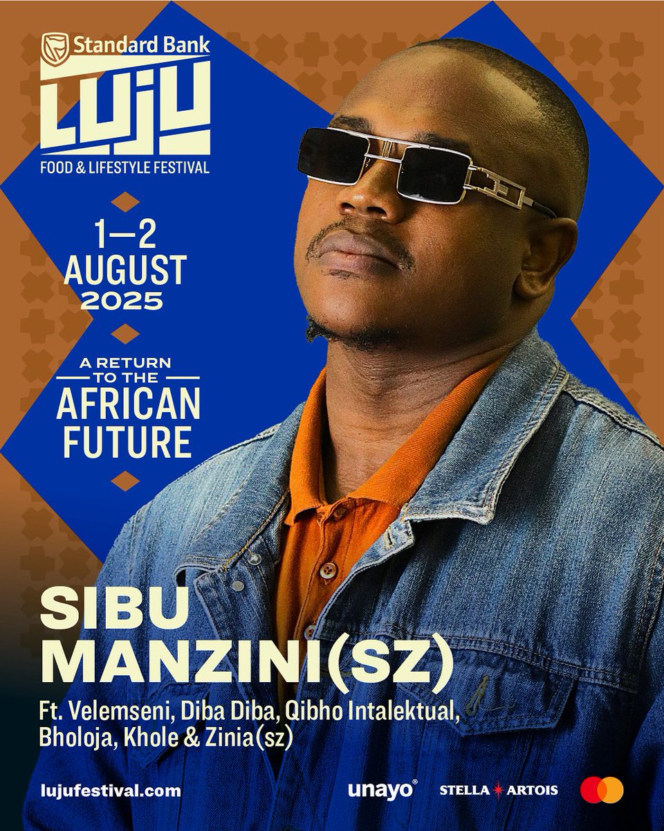 Counting down to my <a href="/LujuFestival/">Luju Festival</a> debut, a special performance featuring The GOATs: @bholojamusic , <a href="/the_velemseni/">Velemseni🍊</a> , @qibhointalektual , @dibadibaofficial , <a href="/therealzinia/">OUTSIDE</a> , and the greatest band, @sanelemr.s &amp; @sihlangusibiya . 🚀🚀