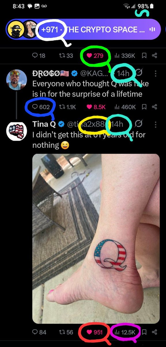 DeanDavis33's tweet image. #WhatAreTheOdds 
1️⃣🐇4️⃣ #OneFour 🪞
6️⃣0️⃣2️⃣ #SixZeroTwo 🦋
2️⃣7️⃣1️⃣ #NineSevenOne 
2️⃣7️⃣9️⃣ #TwoSevenNine 
2️⃣8️⃣8️⃣ #TwoEightEight 
2️⃣5️⃣1️⃣ #NineFiveOne 
1️⃣2️⃣5️⃣ #OneTwoFive