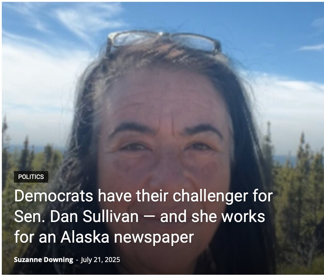 MustReadAlaska's tweet image. If they can't convince Mary Peltola to drop her lawsuit and run against Sullivan, the Democrats may be stuck with this candidate: mustreadalaska.com/democrats-have…